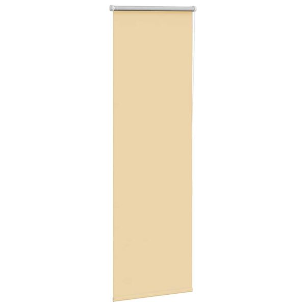 vidaXL Verdunkelungsrollo Beige 50x175cm Stoffbreite 45,7 cm Polyester