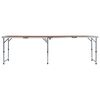 vidaXL Klappbarer Campingtisch Aluminium 240 x 60 cm