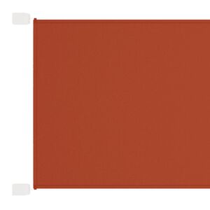 vidaXL Senkrechtmarkise Terrakotta 140x360 cm Oxford-Gewebe