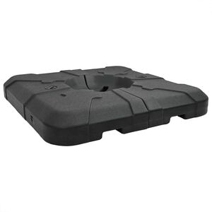 vidaXL Basis f&uuml;r Freischwinger-Sonnenschirm 110 Schwarz Quadratisch