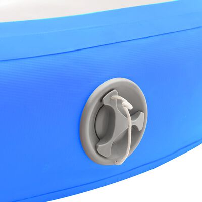 vidaXL Aufblasbare Gymnastikmatte mit Pumpe 100x100x15 cm PVC Blau