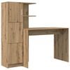 vidaXL Schreibtisch Artisan-Eiche 133,5 x 50 x 124 cm 2 Stk.