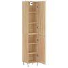 vidaXL Highboard Sonoma-Eiche 34,5x34x180 cm Holzwerkstoff