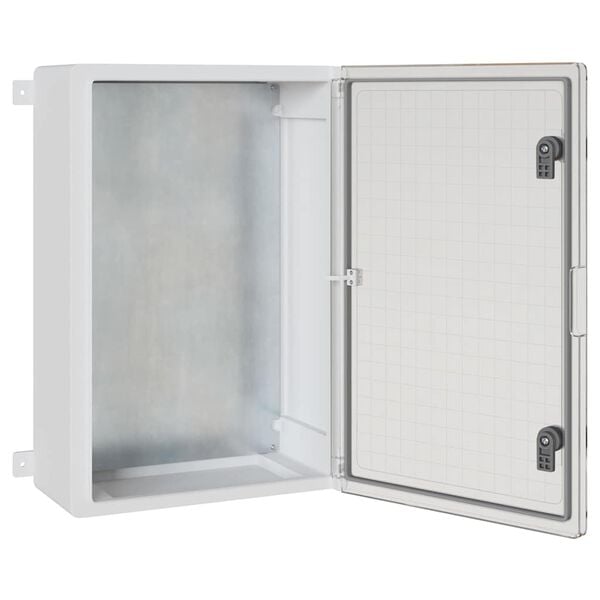 vidaXL Steuerschrank Grau 40 x 20 x 60 cm ABS Kunststoff
