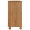vidaXL Sideboard ASKIM 133,5 x 40 x 79 cm Massivholz Kiefer