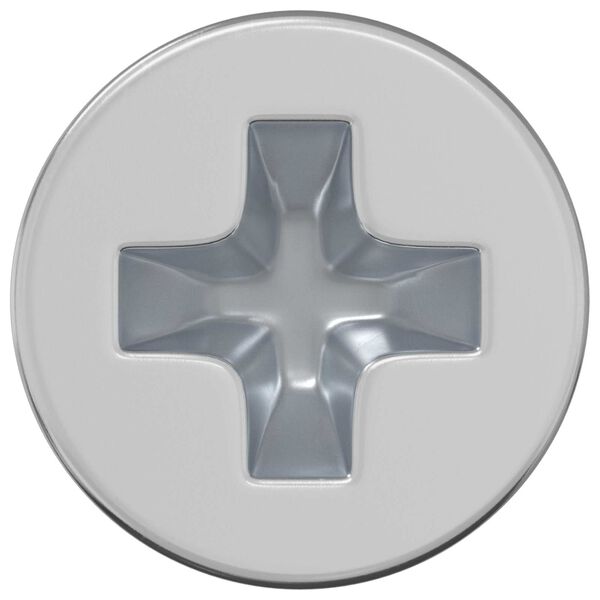 vidaXL Senkkopfschrauben 12 pcs Silber M4 x 6 mm Eisen