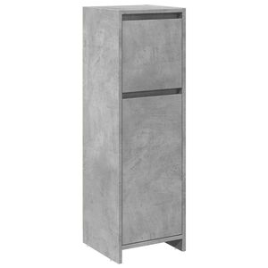 vidaXL Badezimmerschrank Betongrau 30x30x95 cm Holzwerkstoff