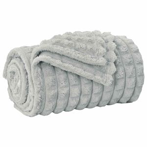 vidaXL Wohndecke Grau 240 x 220 cm 1.38 kg Fleece