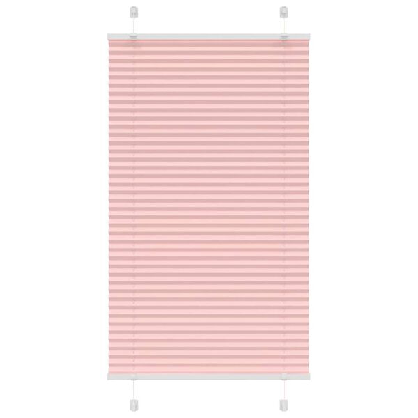 vidaXL Plissee Rosa 70x150 cm Stoffbreite 69,4 cm Polyester