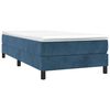 vidaXL Boxspringbettgestell Dunkelblau 90x200 cm Samt