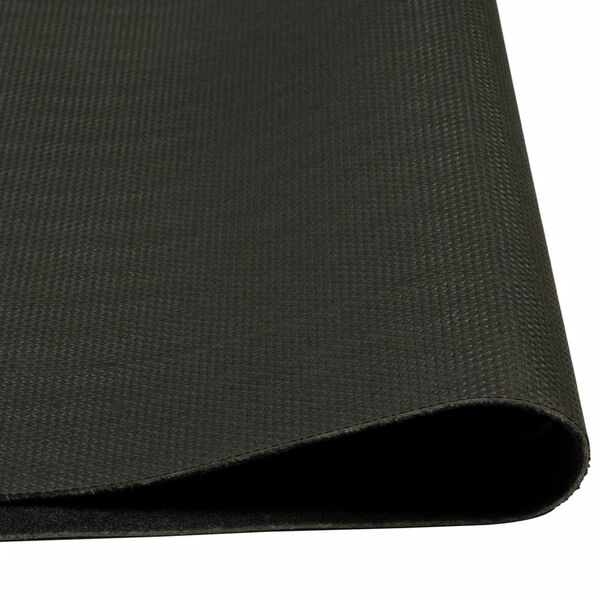vidaXL K&uuml;chenteppich Waschbar Tasse Schwarz 60x180 cm Samt