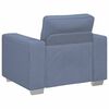 vidaXL Sessel Blau 100x77x82 cm Cordstoff
