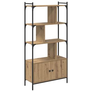 vidaXL B&uuml;cherregal 6 Ebenen 76,5 x 30 x 154,5 cm Holzwerkstoff