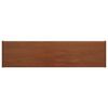 vidaXL Fensterbank Braunes Holz 60 x 25 x 4,5 cm PVC