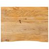 vidaXL Tischplatte mit Baumkante 90x60x2,5 cm Massivholz Mango