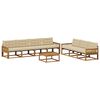 vidaXL Outdoor-Sofagarnitur mit Kissen 8 pcs Natur und Beige