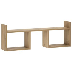 vidaXL Wandregal Artisan-Eiche 90 x 17 x 32 cm Holzwerkstoff