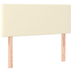 vidaXL Kopfteil Creme 80x5x78/88 cm Kunstleder