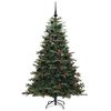 vidaXL K&uuml;nstlicher Weihnachtsbaum mit 300 LEDs mit St&auml;nder Gr&uuml;n 180 cm