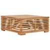 vidaXL 7-tlg. Garten-Lounge-Set mit Kissen Creme Massivholz Teak