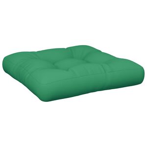 vidaXL Palettenkissen Gr&uuml;n 58x58x10 cm Stoff