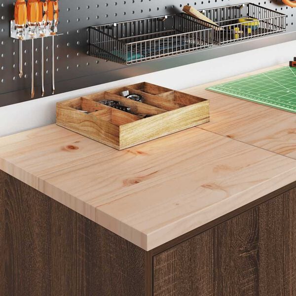 vidaXL Garagen-Aufbewahrungsschrank 40x51x85 cm Massivholz Kiefer