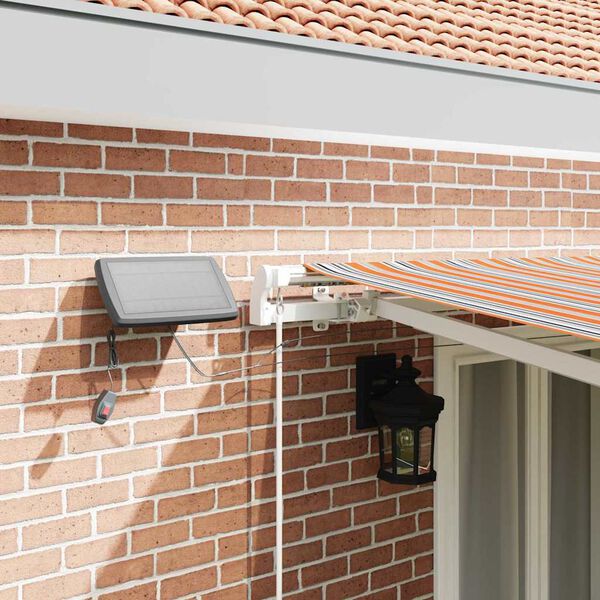 vidaXL Markise Mehrfarbig 500 x 300 x 165 cm Polyester und Metall