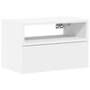vidaXL Wand-Nachttisch Wei&szlig; 45x26x28,5 cm