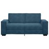vidaXL 2-Sitzer-Sofa Blau 180x78x84 cm Samt