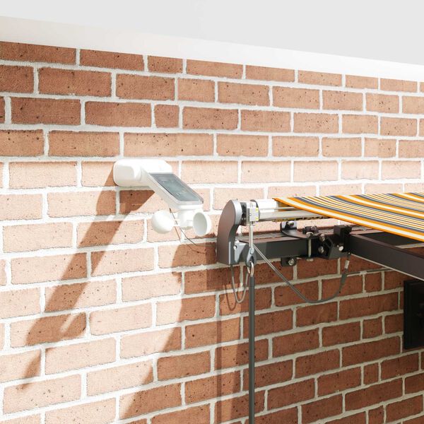 vidaXL Markisenstoff mit Mehrfarbig 450 x 300 cm Polyester