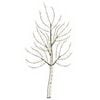vidaXL LED-Wandweihnachtsbaum 150 cm 140 LEDs Warmes Wei&szlig; Stahl