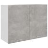 vidaXL H&auml;ngeschrank Betongrau 80x31x60 cm Holzwerkstoff