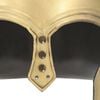 vidaXL Griechischer Krieger-Helm Antik Replik für LARP Messing Stahl