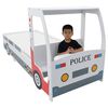 vidaXL Kinderbett im Polizeiauto-Design mit Schreibtisch 90 x 200 cm