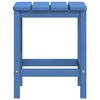 vidaXL Adirondack-Gartenstuhl mit Tisch HDPE Aquamarin