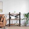vidaXL B&uuml;cherregal Altholz 100 x 33,5 x 102 cm Holzwerkstoff