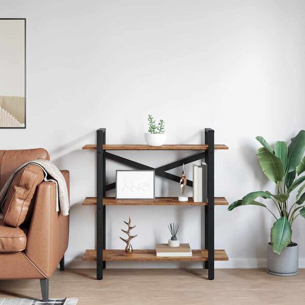 vidaXL B&uuml;cherregal Altholz 100 x 33,5 x 102 cm Holzwerkstoff