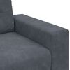 vidaXL Zweisitzer-Sofa Dunkelgrau 160x77x82 cm Samt