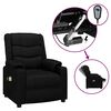 vidaXL Massagesessel Elektrisch Schwarz Kunstleder