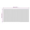 vidaXL Teppich Rechteckig Dunkelbraun 100x200 cm Bambus