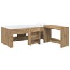 vidaXL Hochbett mit Schreibtisch f&uuml;r Kinder 2 Stk. Artisan-Eiche