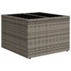 vidaXL Gartensofa-set Grau 55 x 55 x 37 cm Poly-Rattan
