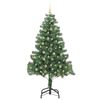 vidaXL Weihnachtsbaum mit 300 LEDs mit St&auml;nder Gr&uuml;n 210 cm PVC