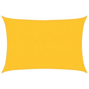 vidaXL Sonnensegel 160 g/m&sup2; Gelb 2,5x3,5 m HDPE