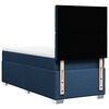 vidaXL Boxspringbett mit Matratze Blau 80x200 cm Stoff