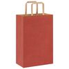 vidaXL Papiertragetaschen 50 Stk. mit Henkeln Rot 21x11x31 cm