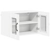 vidaXL K&uuml;chenschrank 2 pcs Hochglanz Wei&szlig; 60 x 31 x 40 cm