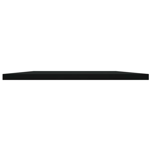 vidaXL B&uuml;cherregal-Bretter 4 Stk. Schwarz 100x40x1,5 cm Holzwerkstoff