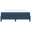 vidaXL Boxspringbett mit Matratze Blau 140 x 200 cm Stoff
