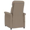 vidaXL Massagesessel mit Kissen Taupe 70.5 x 96.5 x 95 cm Stoff